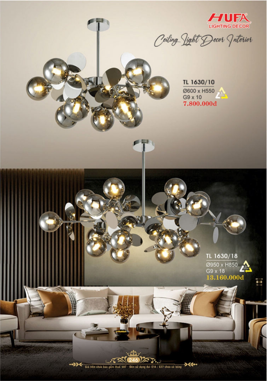 Bảng giá đèn trang trí HUFA